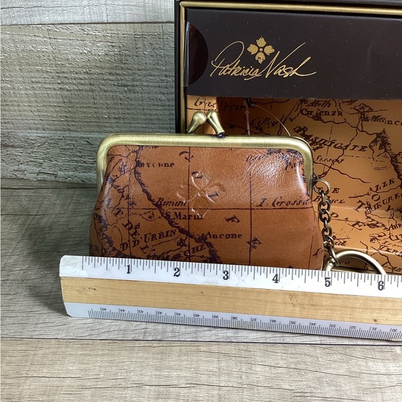Patricia Nash Borse Coin Purse Riot Rust New - Picture 4 of 5